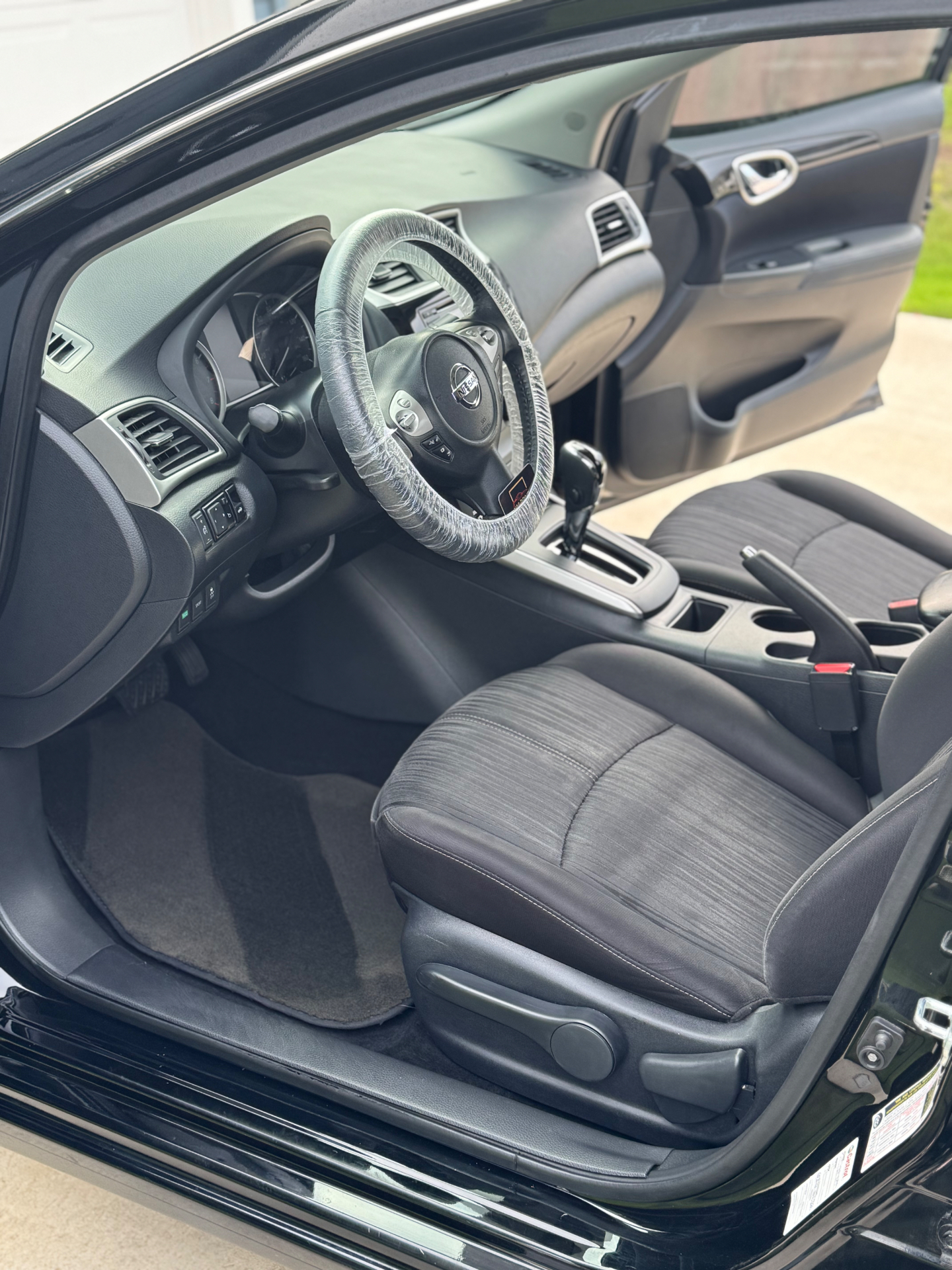 Interior before and after deep clean